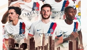 巴黎为世俱杯决赛发布海报：K77占据C位，杜埃、门德斯等四将在列